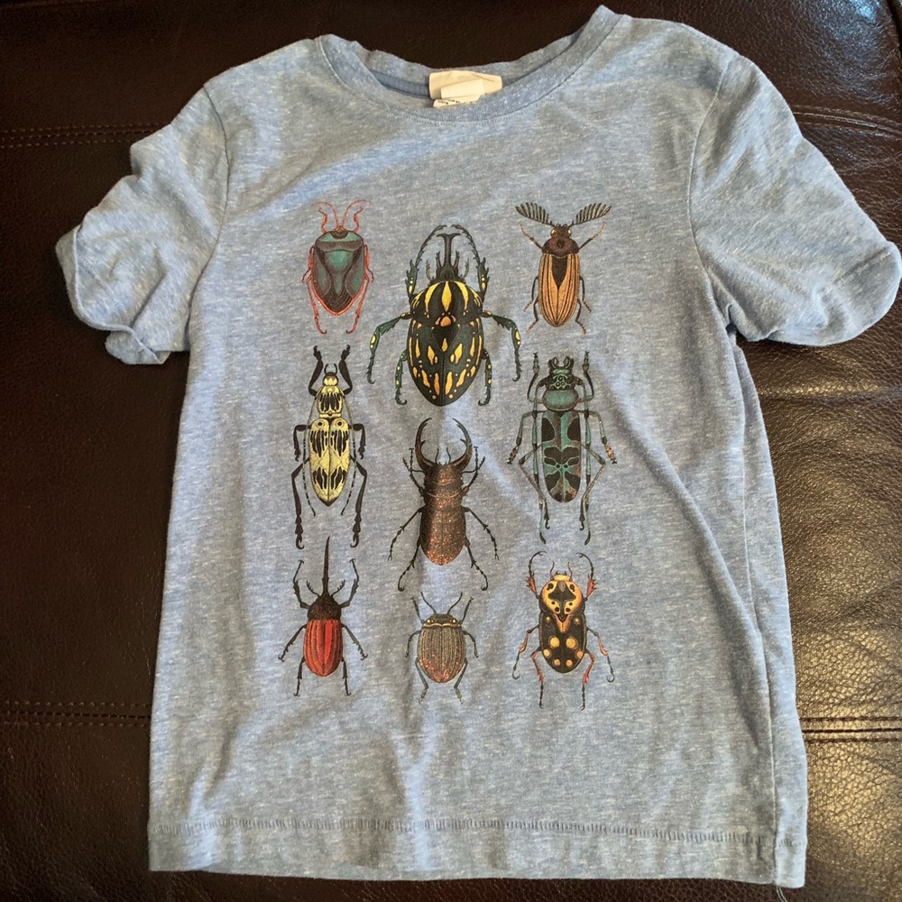 H&M Katie Scott Boys insect tee shirt, small